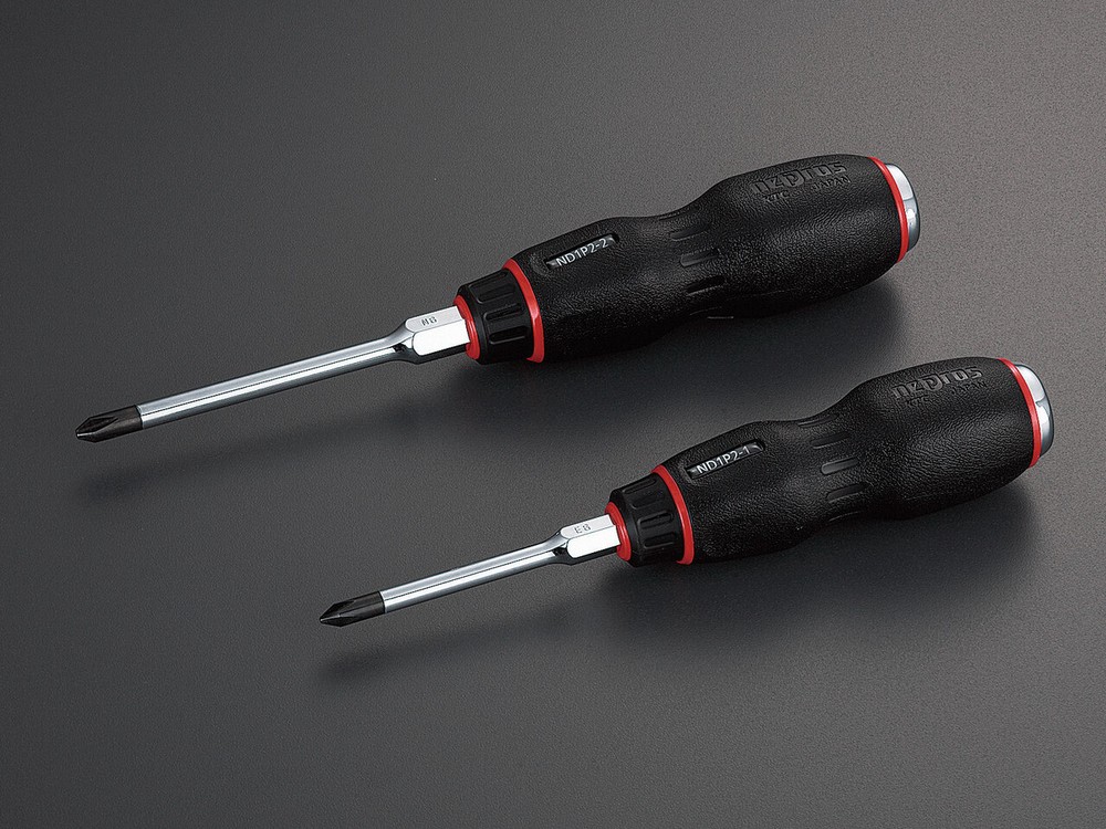 Nepros ND1P2-2, Phillips Screwdriver (Plastic Grip), No. 2