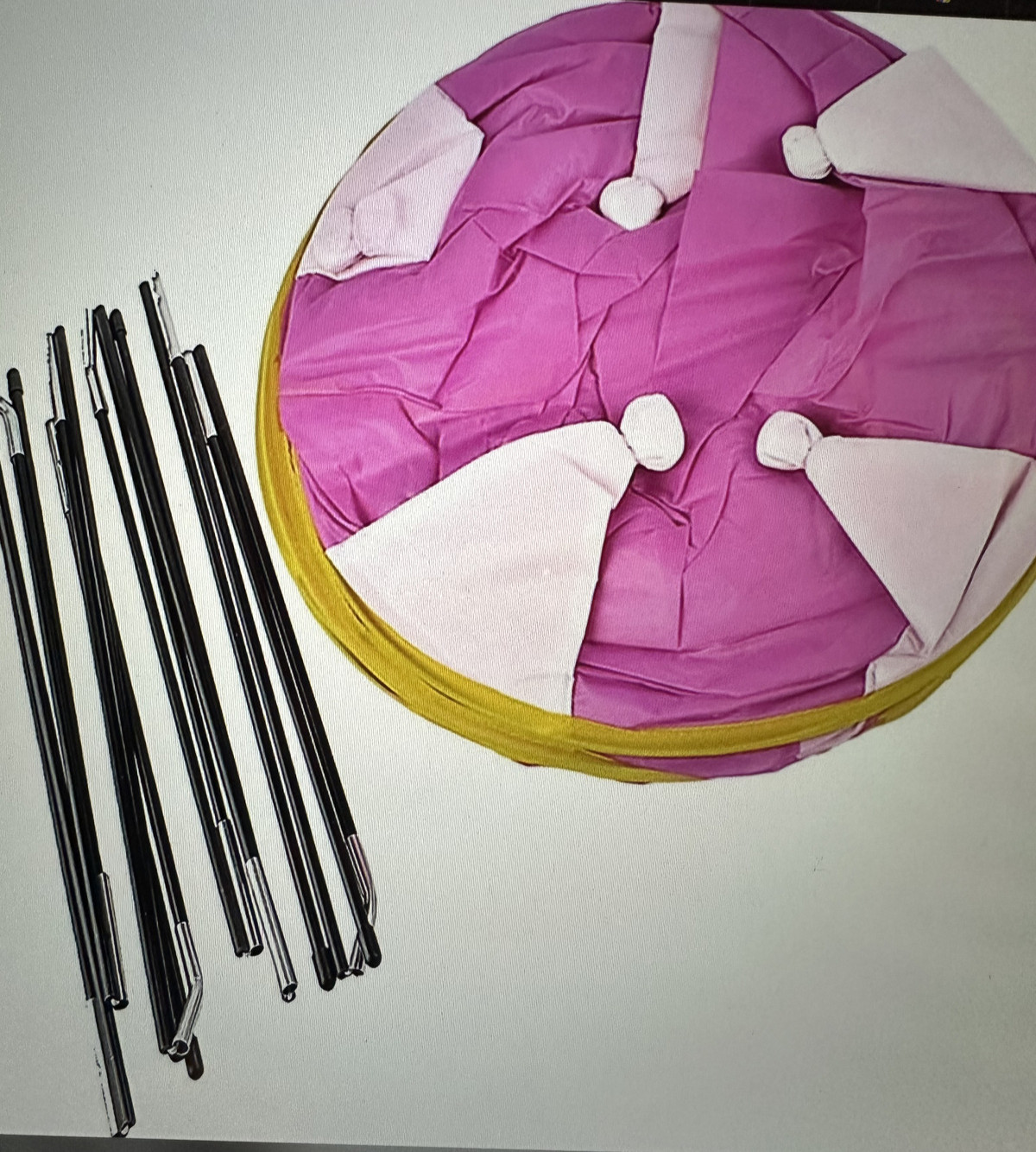 SURE LUXURY PINK PLAY TENT CHILDRENS KIDS CASTLE PLAY HOUSE TOY