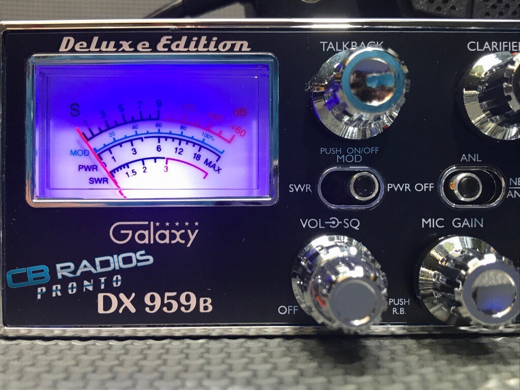 Galaxy DX-959B CB Radio 40 Channels AM/SSB Variable Power Factory Stock Radio
