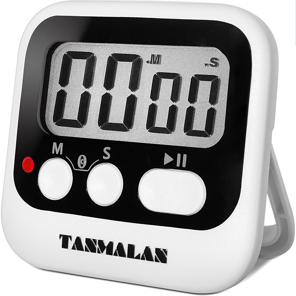 Compact Digital Timer with Memory Function - Ideal for Kitchen and Classroom Use