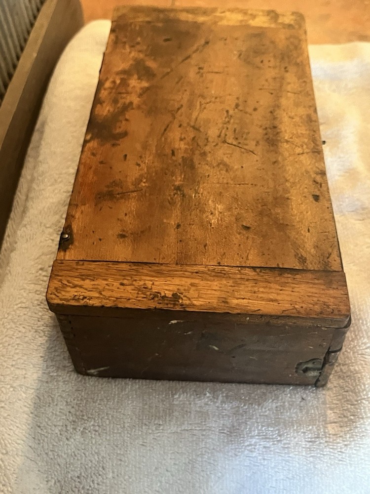 Set Vintage Irwin Brace Auger Drill Bits Tool Original Box. Nice Shape