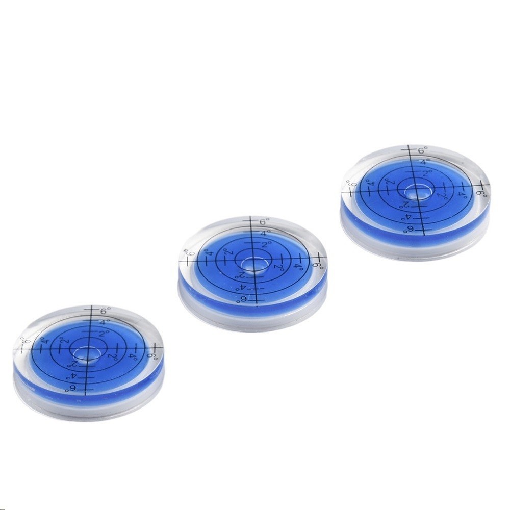 Bubble Level 32mm 3pcs 32mm Degree Mark Highly Translucent Round Circular