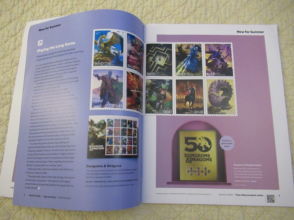 USPS USA Philatelic Summer & Fall 2024 Catalogs (2-Set)