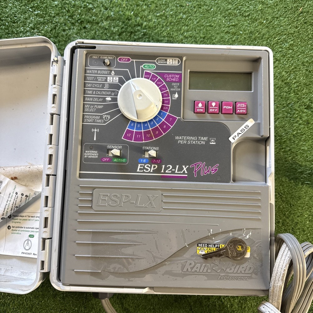 Rainbird ESP 12-LX Plus Professional Irrigation Controller Timer Works