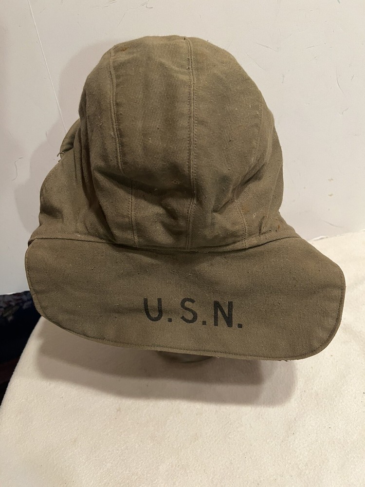 WWII US Navy Deck Hat Cap Size 7 1/4