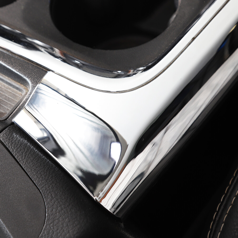 Center Console Front Cup Holder Side Panel Trim for Dodge RAM 1500 10-17 Chrome