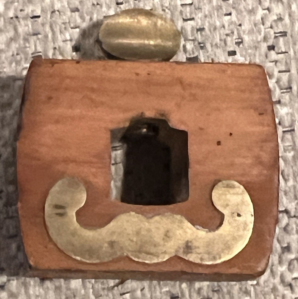 Antique Wooden Marking Gauge Mortise Marking Gauge Brass Patent Jan 12 1886