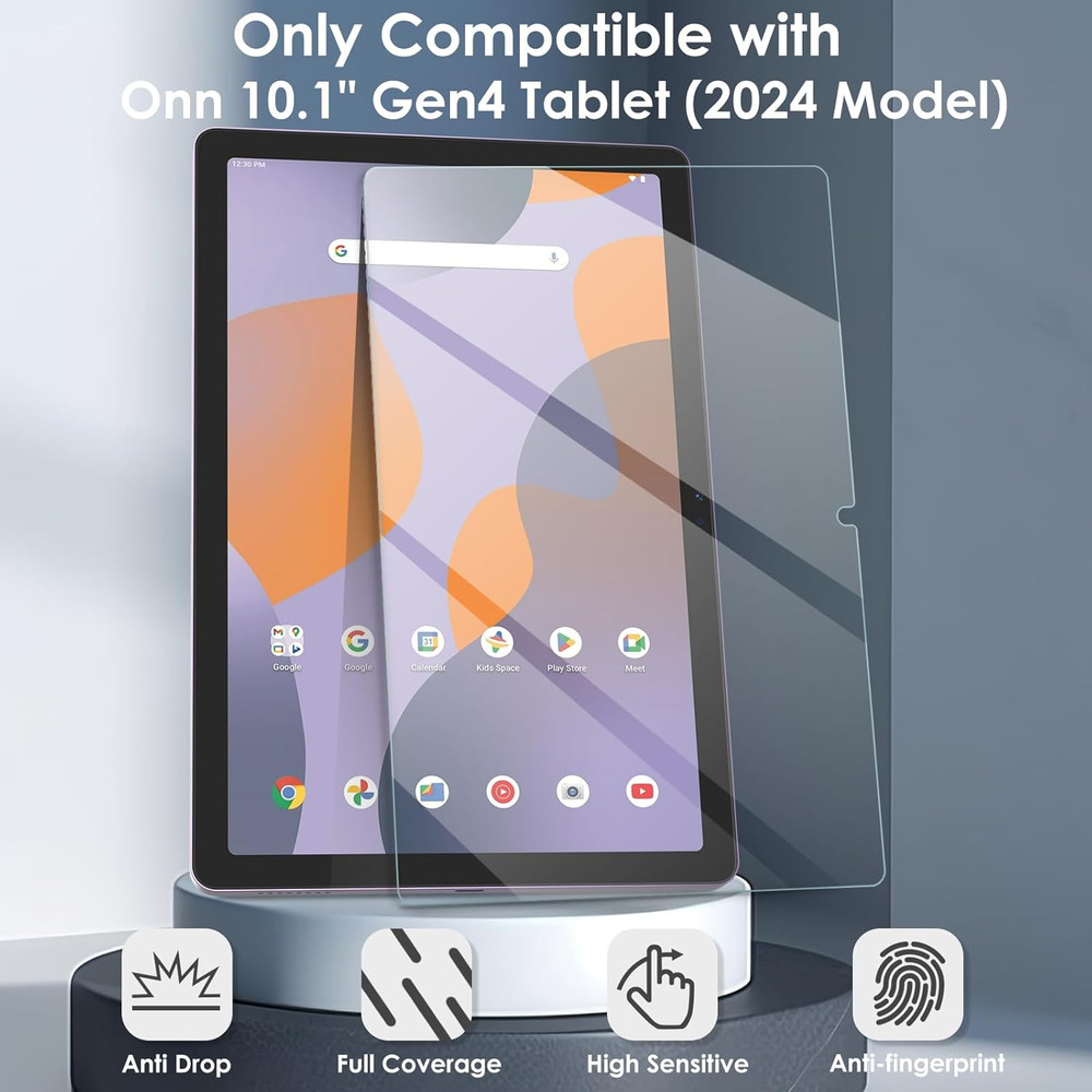 2-Pack Screen Protector Compatible with Onn 10.1 Gen4 Tablet (2024 Model)...