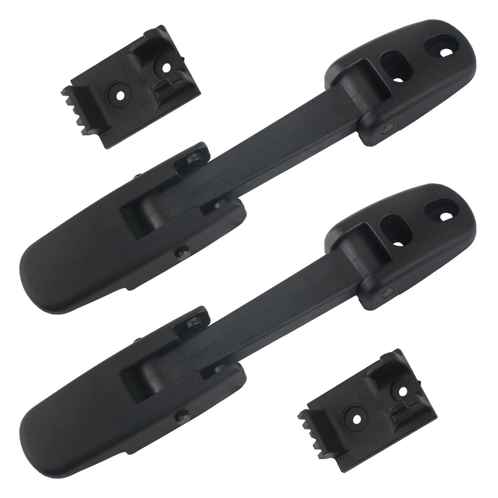 Hood Latch Strap w/Catch Bracket Compatible with Kenworth T660 HD006, Black