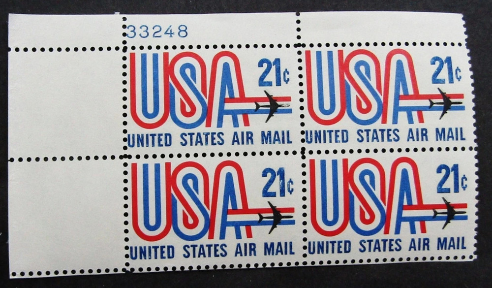 🚩 💥💥US STAMP NICE ERRORS SHOW ON BACK BLOCK PRINT OFFSET💥💥M/NH