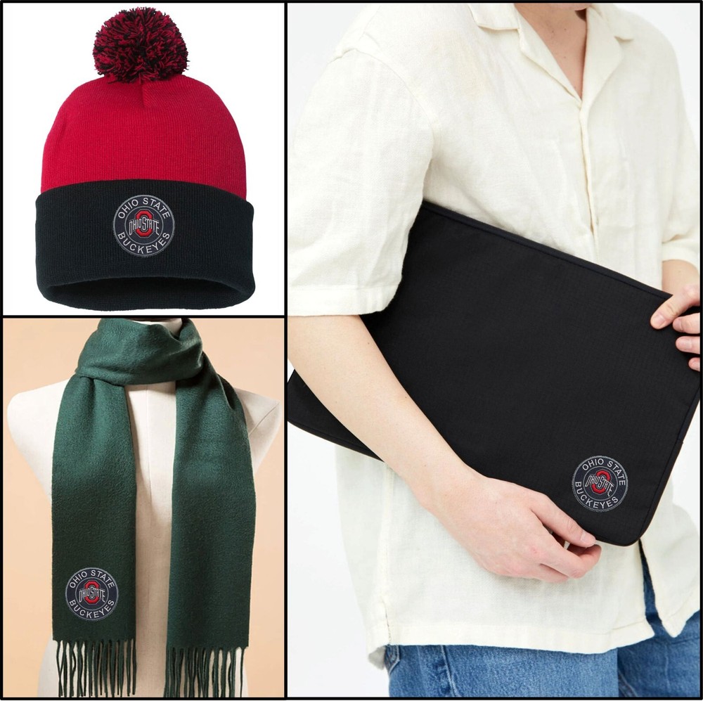 Ohio State Buckeyes Logo Iron On Patch - Sew Patch - Embroidered Patch 3.7"