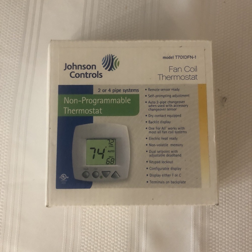 Johnson  Controls Non Programmable Thermostat. Model T701DFN-1