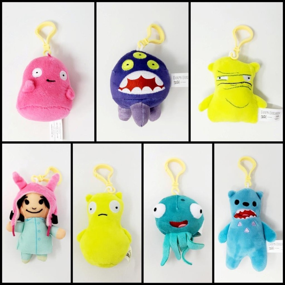 Bob's Burgers Fever Dream Series Plush Dangler Clips : YOU CHOOSE!!