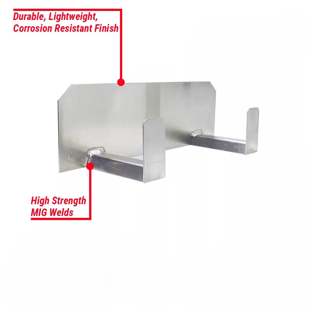 2-Hook Helmet Storage Rack for Enclosed Race Trailer