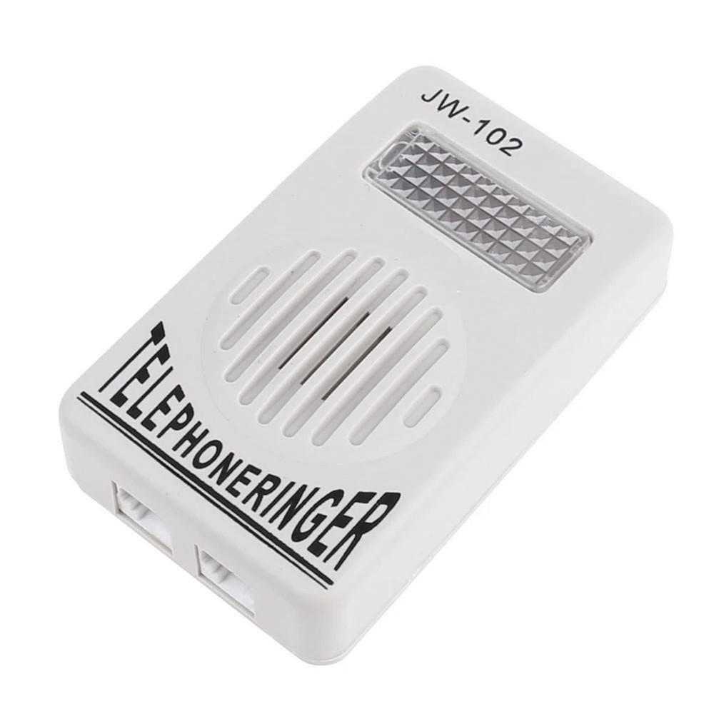 Telephone Ringer Phone Amplifier Wall Speaker Strobe Light Flasher Bell5014