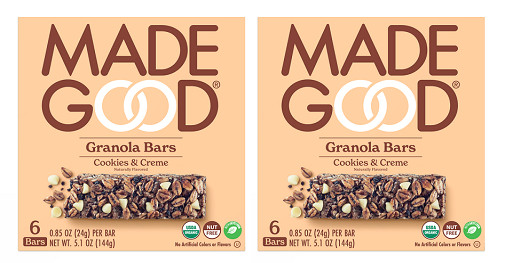 Made Good Cookies & Creme Granola Bars 2 Pack