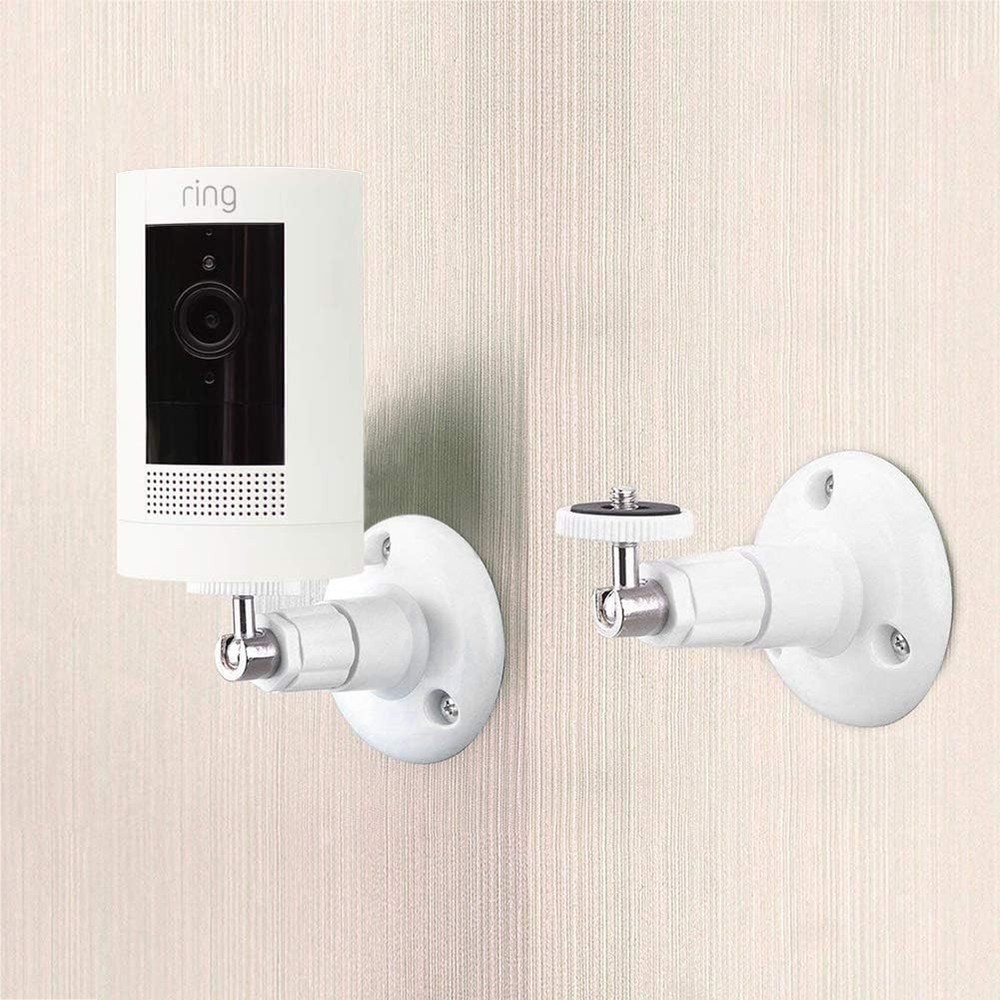 Sturdy ABS Plastic Camera Wall Mount - Easily Installs for Safe Surveillance