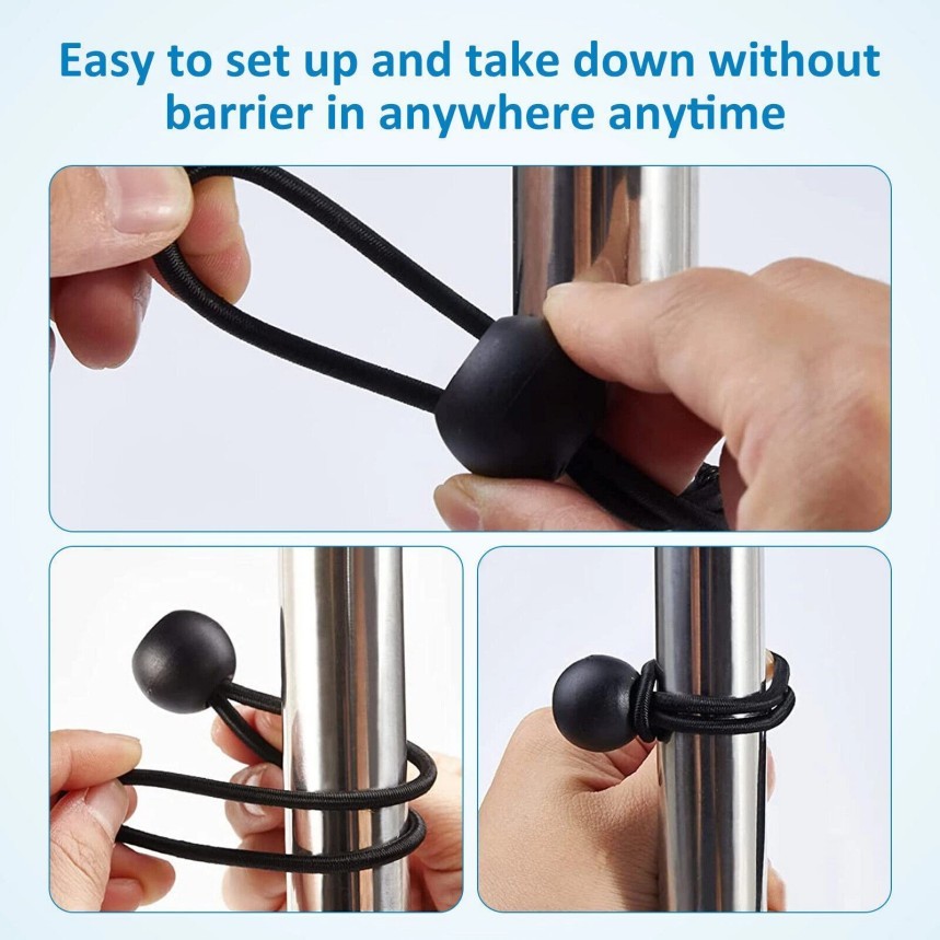 6" Ball Bungee Bungie Cord 100Pcs Black Heavy Duty Canopy Tarp Tie Downs * \