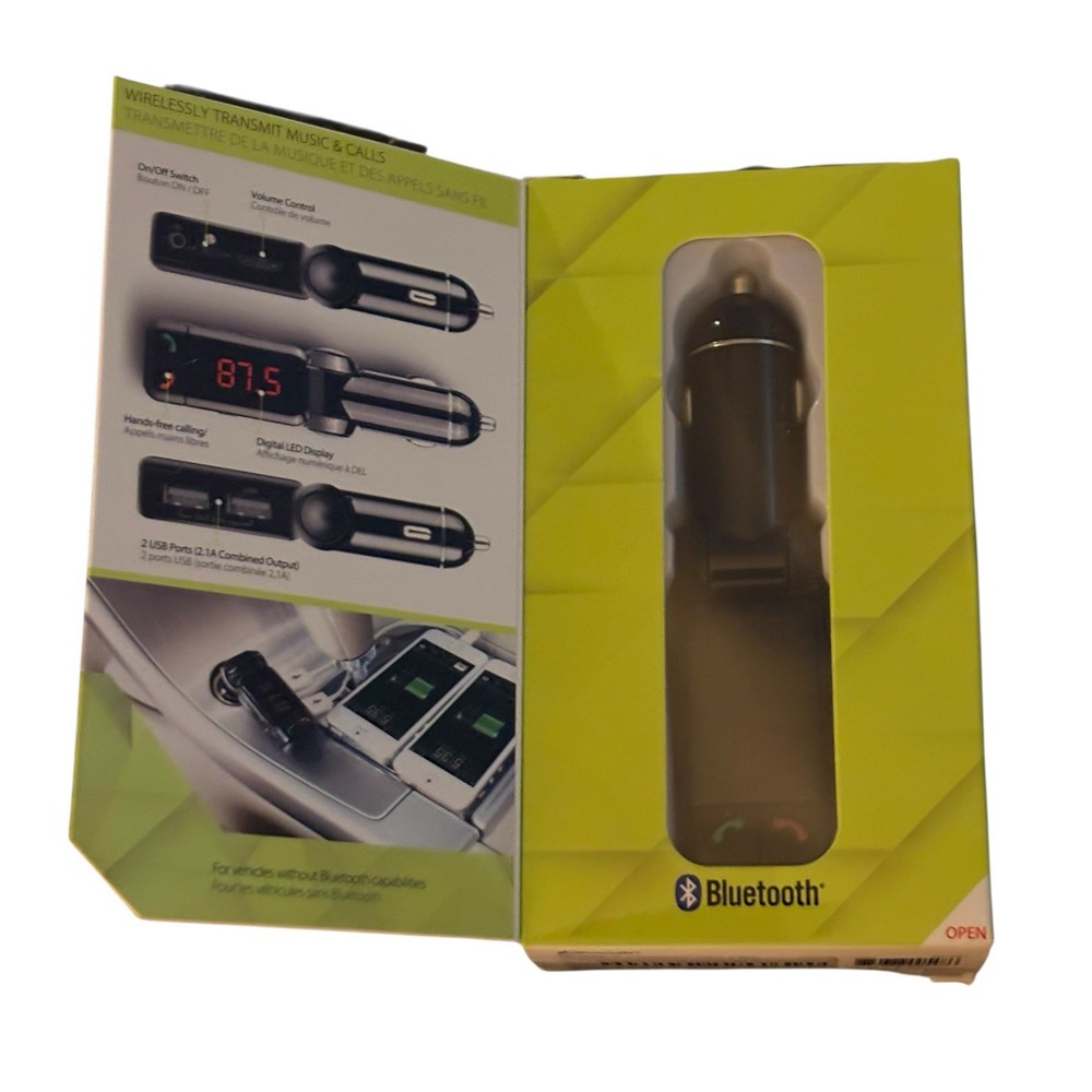 Bracketron Roadtripper Car Audio Bluetooth FM Transmitter Black