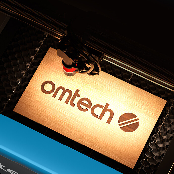 OMTech 45W K40+ CO2 Laser Engraver Marker Engraving 8 x 12in W/ Rotary Axis