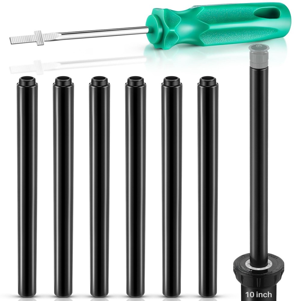 10" Popup Riser Extensions Compatible with Rain Bird 1800, Sprinkler Head Ris...