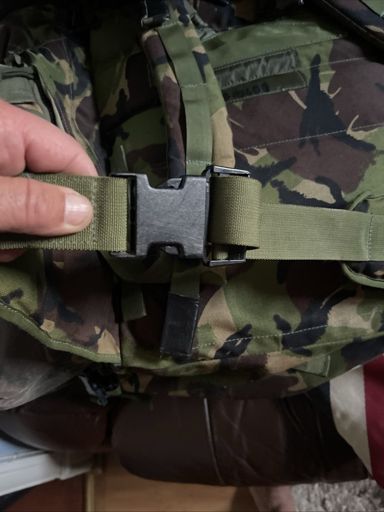 British Army Issue Rucksack + Frame Short Convoluted Back DPM + Side Pouches