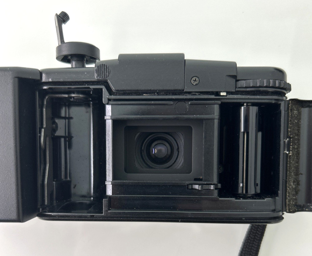 Olympus XA2 + A16 Flash Black Point & Shoot Camera, Case, Strap, IB - Working