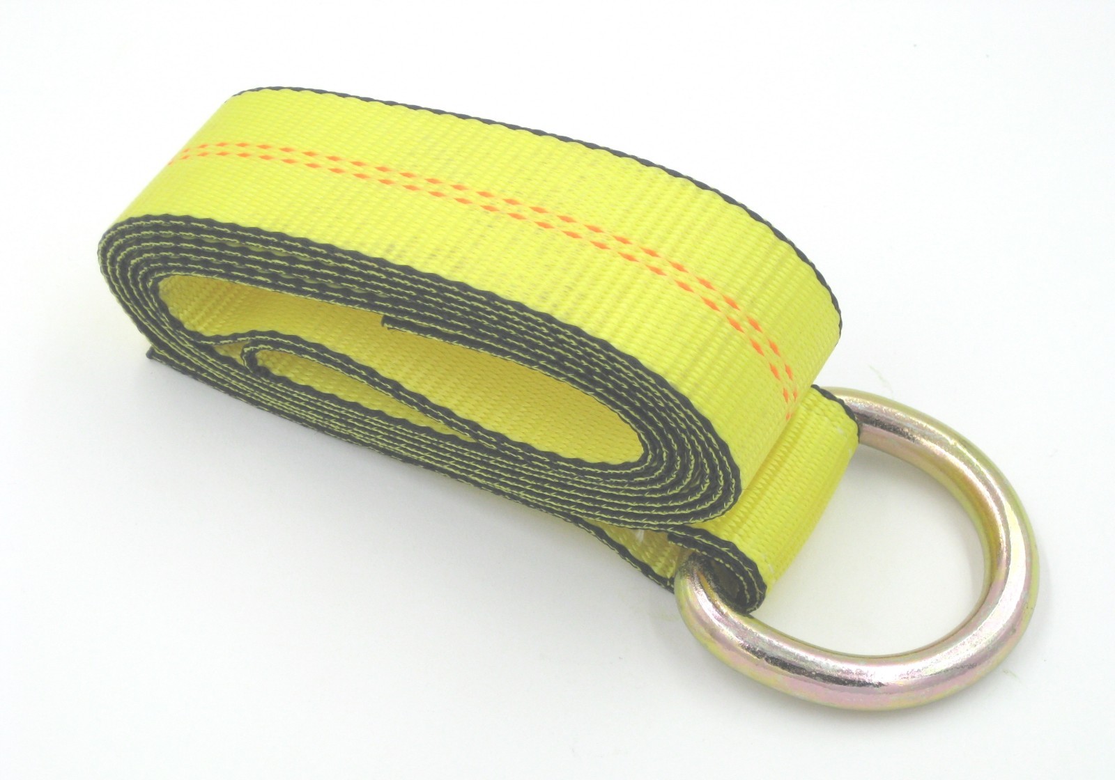 4x 8' Lasso Straps Car Hauler Tow Truck Tow Dolly Tire Wheel Tie Down Strap YLW