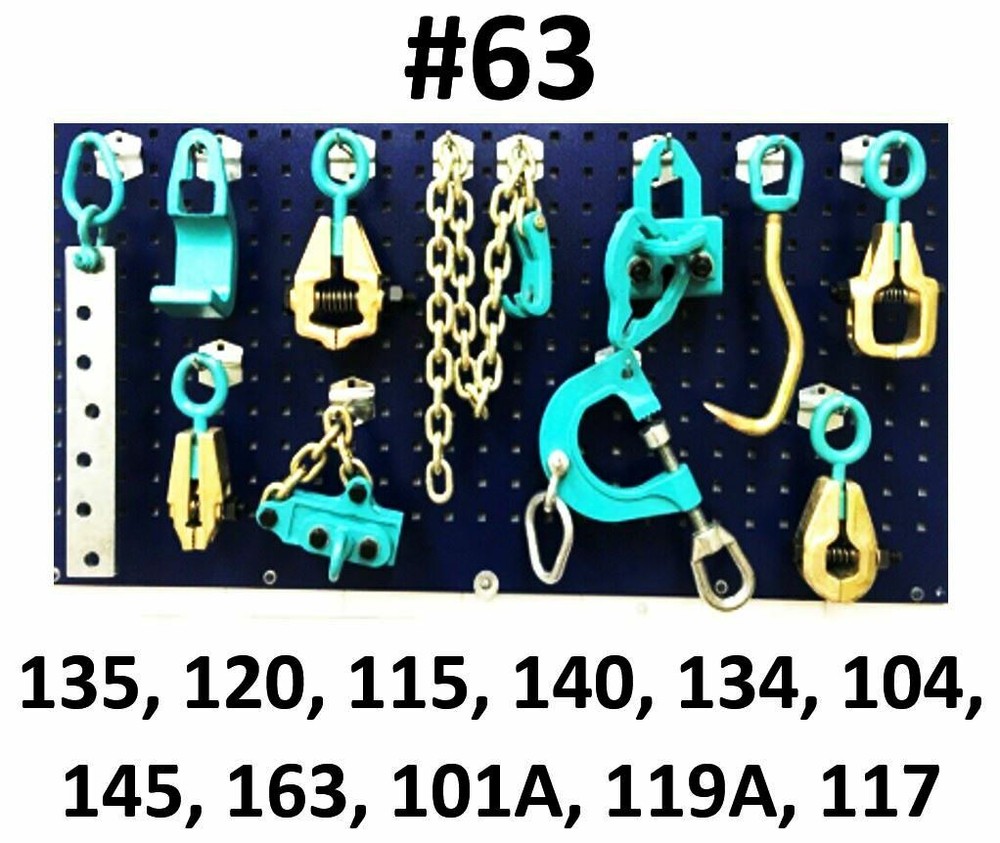 SET#63 AUTO BODY FRAME MACHINE HEAVY DUTY 11 PIECE PULLING TOOLS AND CLAMPS