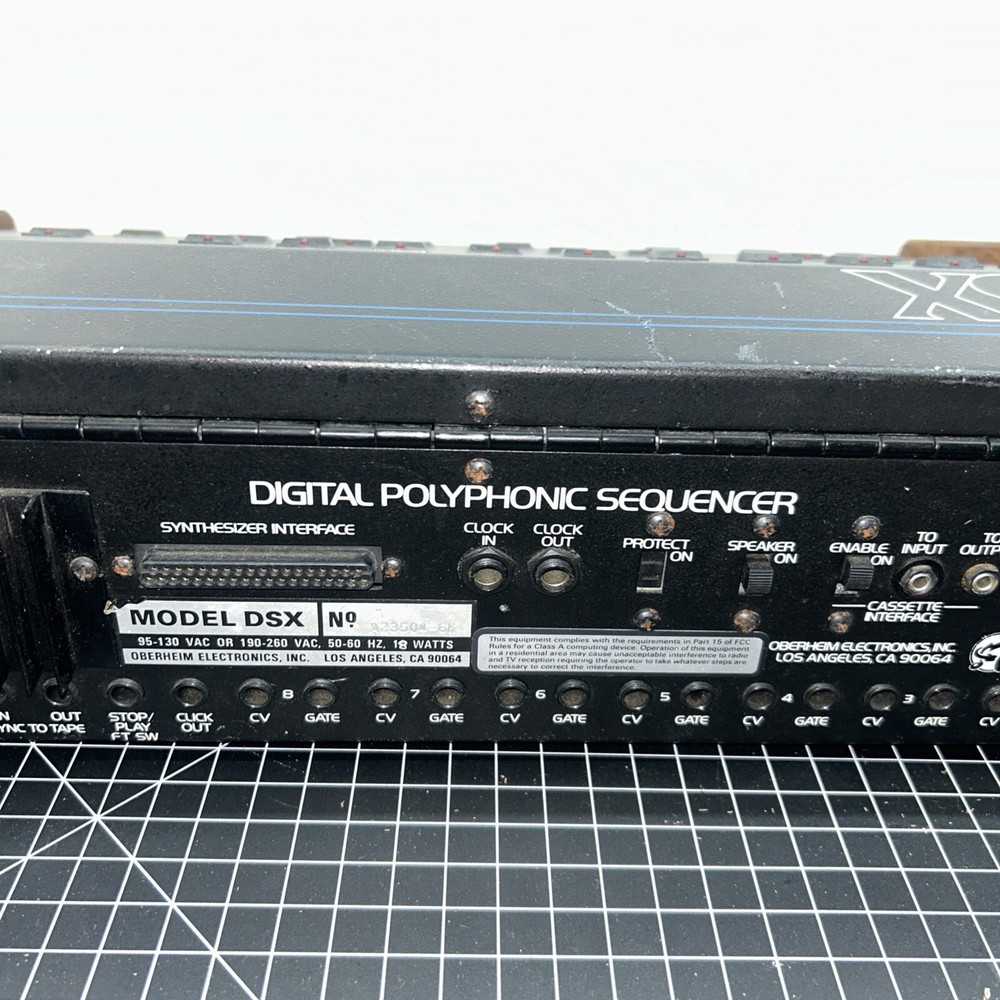 Oberheim DSX Digital Polyphonic Sequencer