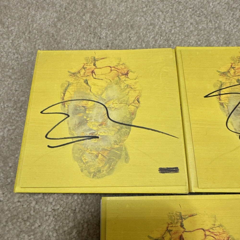Ed Sheeran Subtract - CD with AUTOGRAPHED / SIGNED Insert