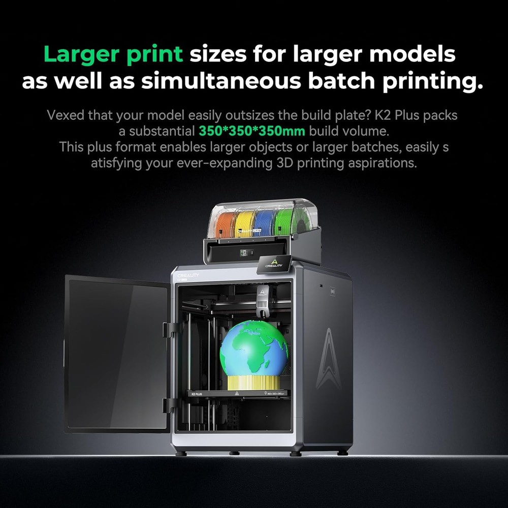 Creality K2 Plus Combo 3D Printer CFS Multi Color Printing Full Auto-Leveling