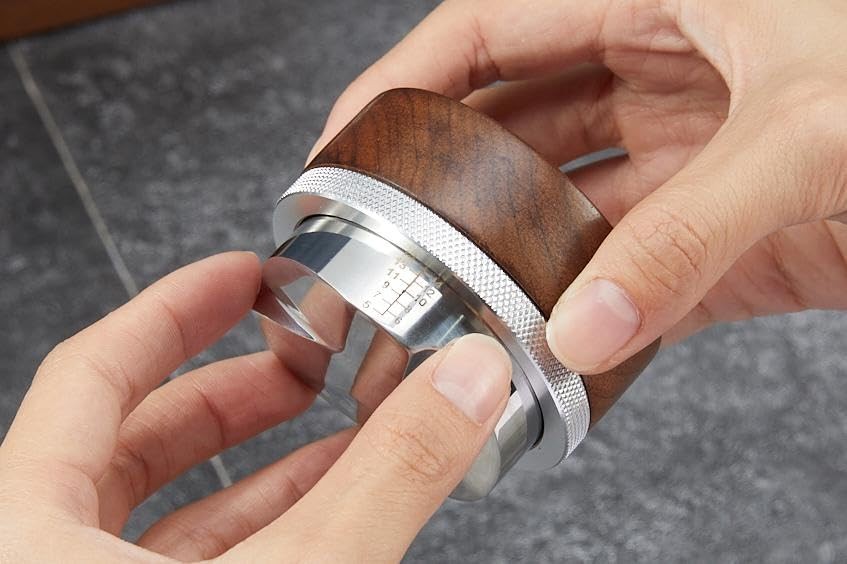 54mm distributor called Adjustable Depth espresso leveler Compatible with Bre...