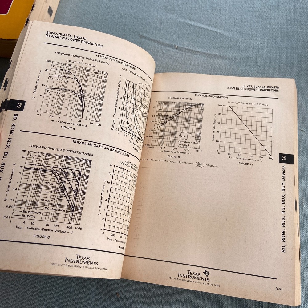 Book Lot Texas Instruments TTL Data V 2 Linear Circuits Field Logic Programmable