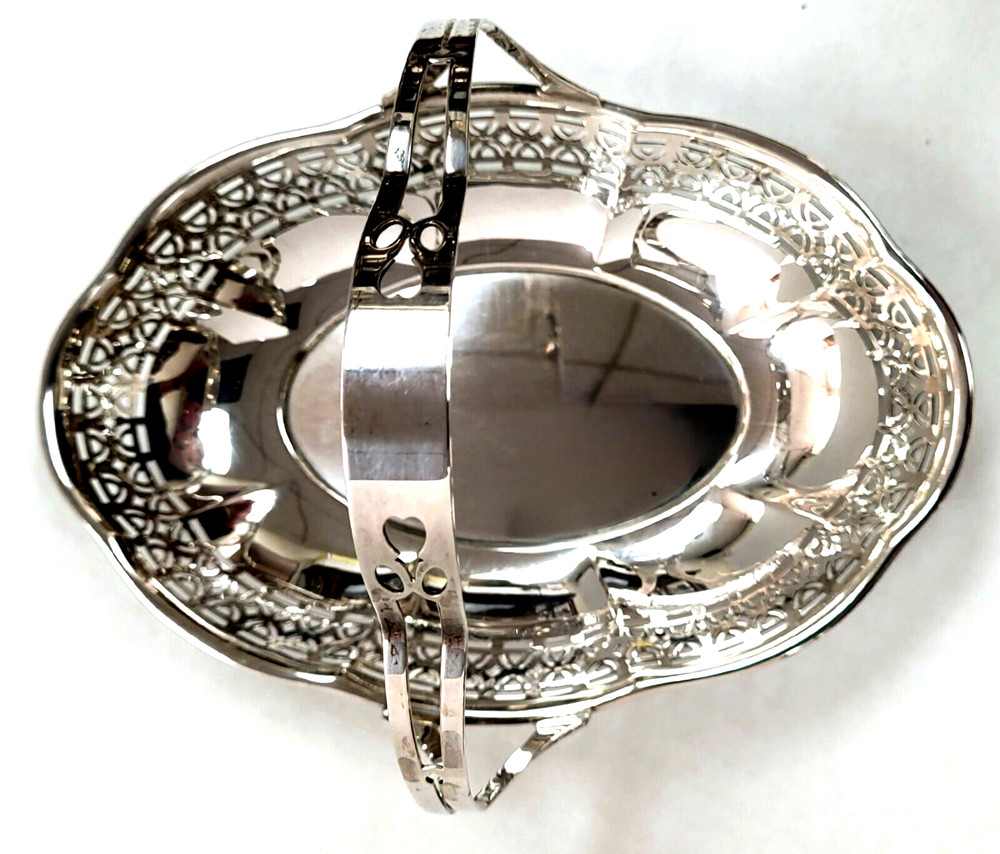 Vintage Whiting Sterling Silver Handle Basket no. 2840A