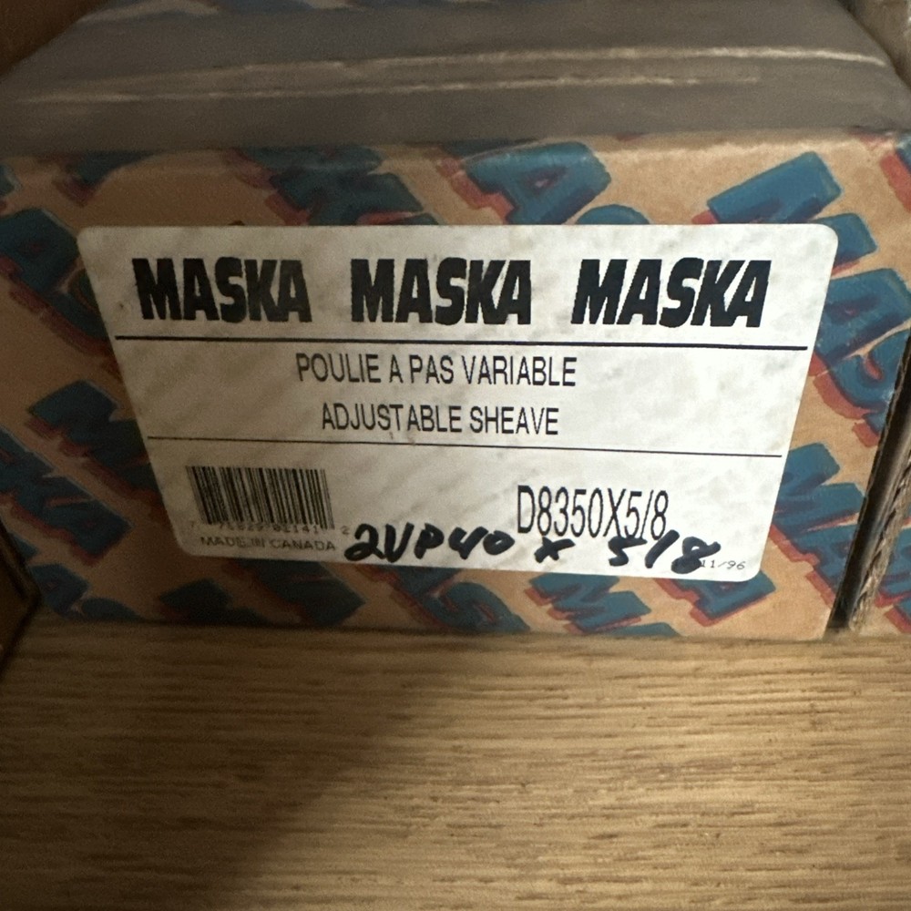 2VP40 X 5/8” Maska Multi Variable Pitch Sheave