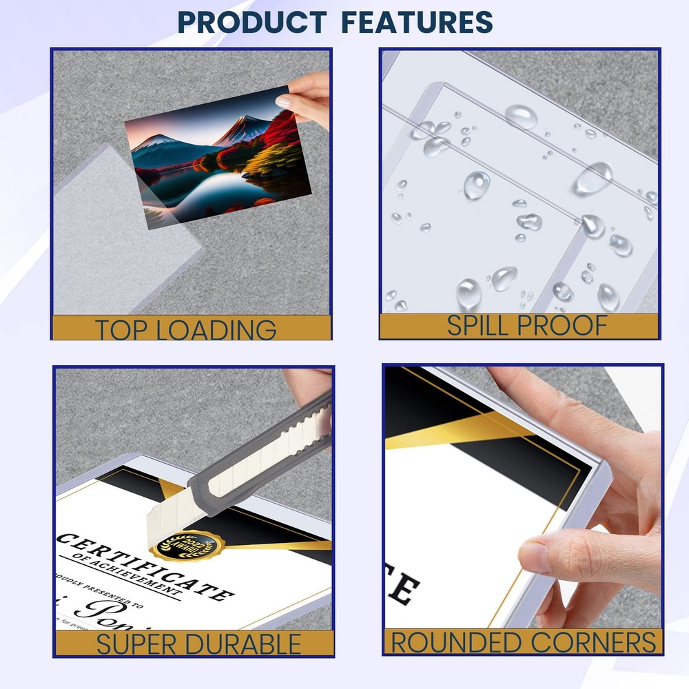 Comic Book Top Loaders - Protector Hard Case Sleeve, Toploader Holder for Silver