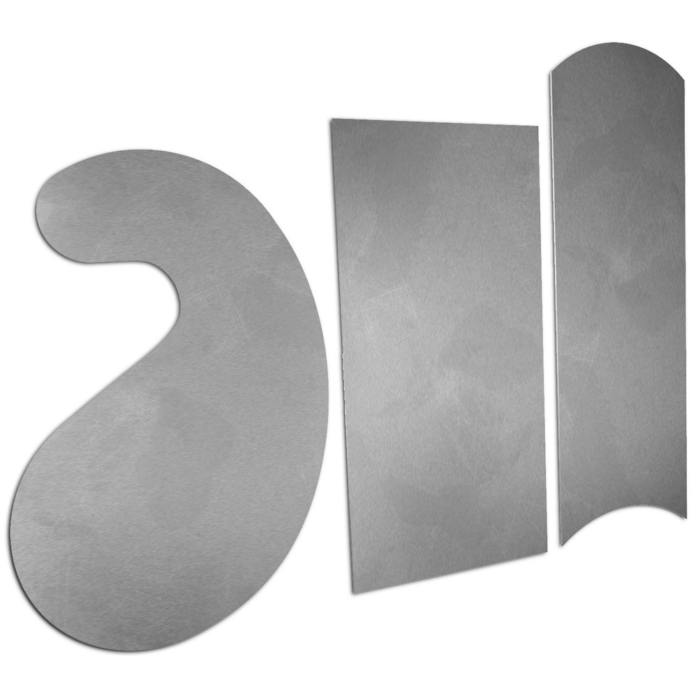 Cabinet Scraper Card Set - Curved 3Pc