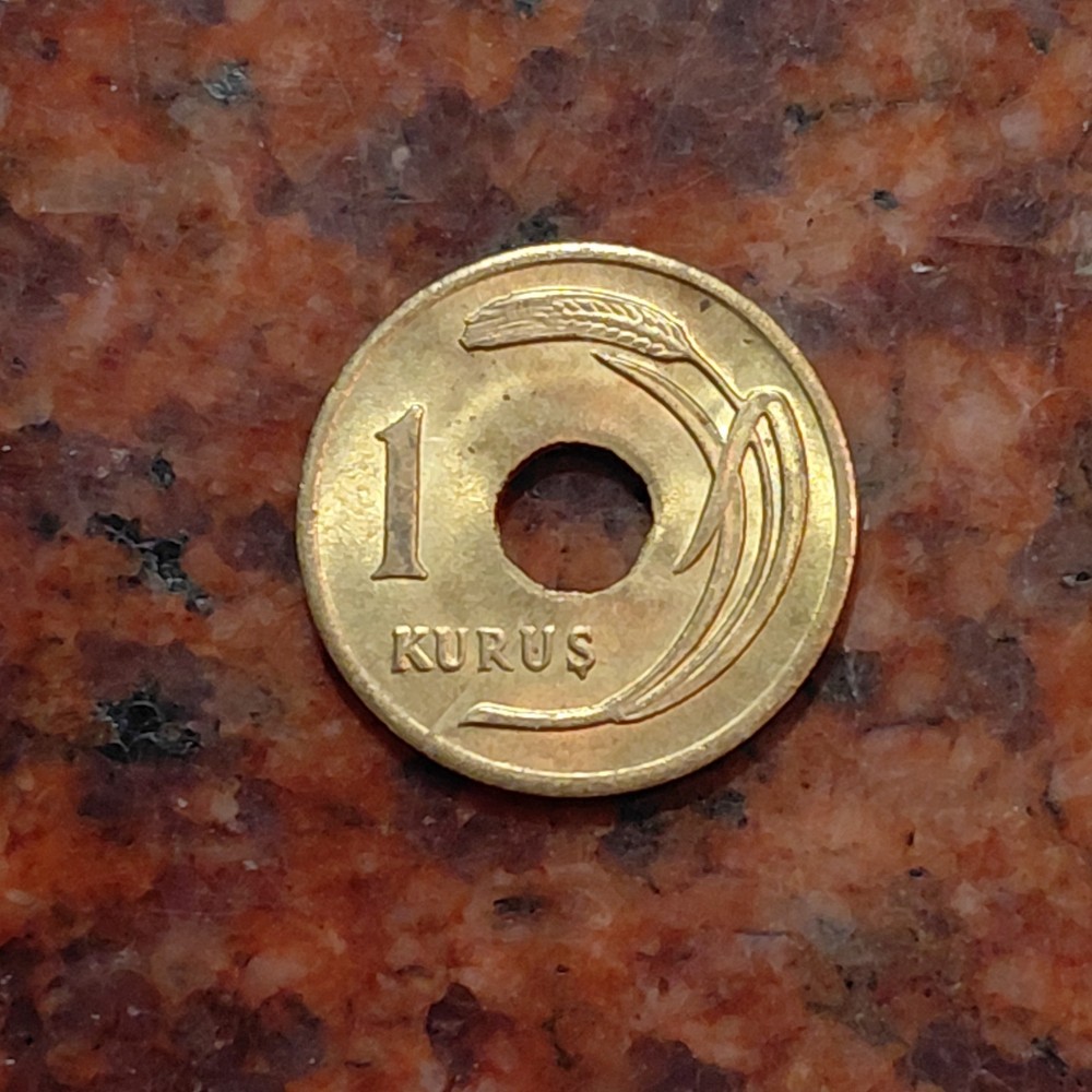1949 TURKEY 1 KURUS COIN - #B8152