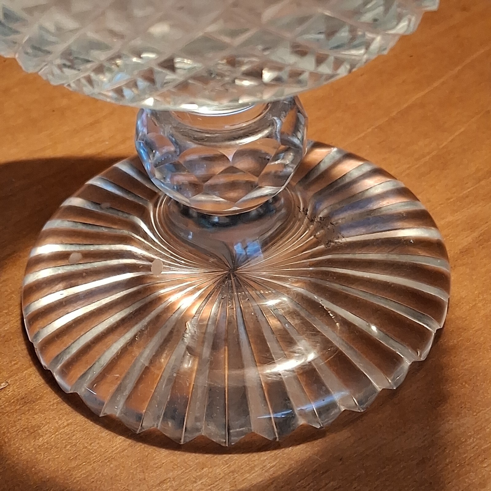 Antique ANGLO IRISH Crystal Georgian SWEETMEAT JAR