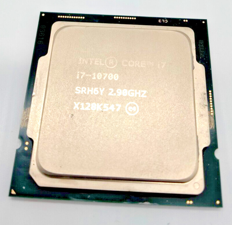 Intel Core i7-10700 SRH6Y 8 Core 2.9GHz 16MB Socket 1200 CPU Processor