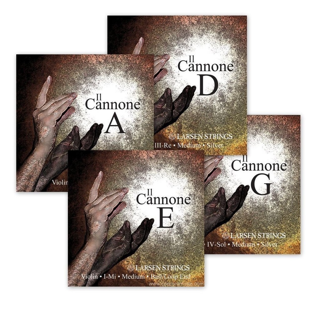 Larsen Il Cannone Violin String Set - Medium 4/4