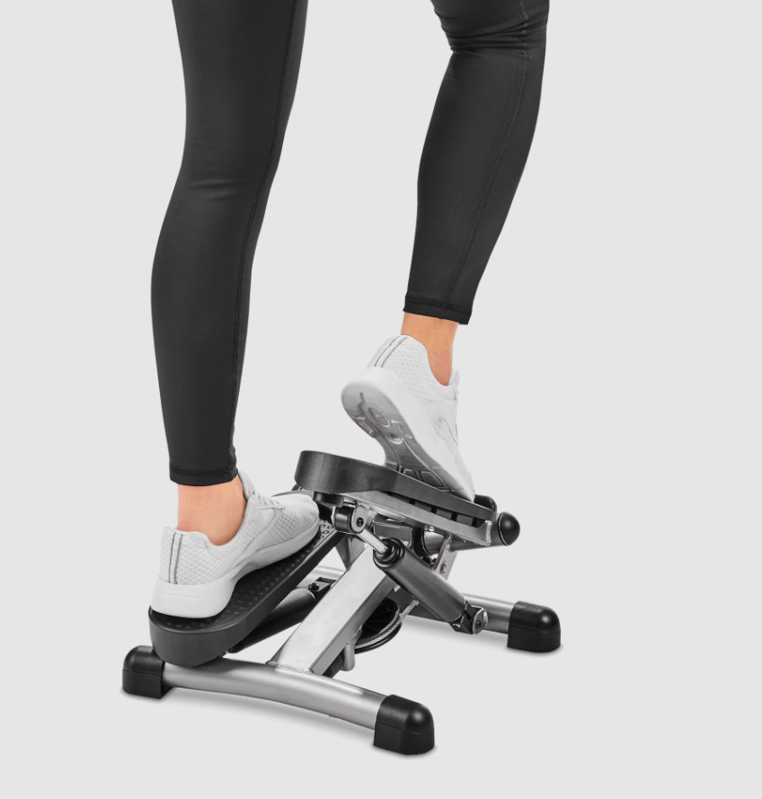 Athletic Works Mini Stepper – Twisting Cardio Exercise Step Machine Black