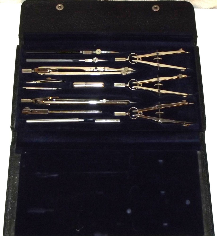 K&E Doric Engineering Drafting Set Apollo 9626C Made in Germany - Complete VGC
