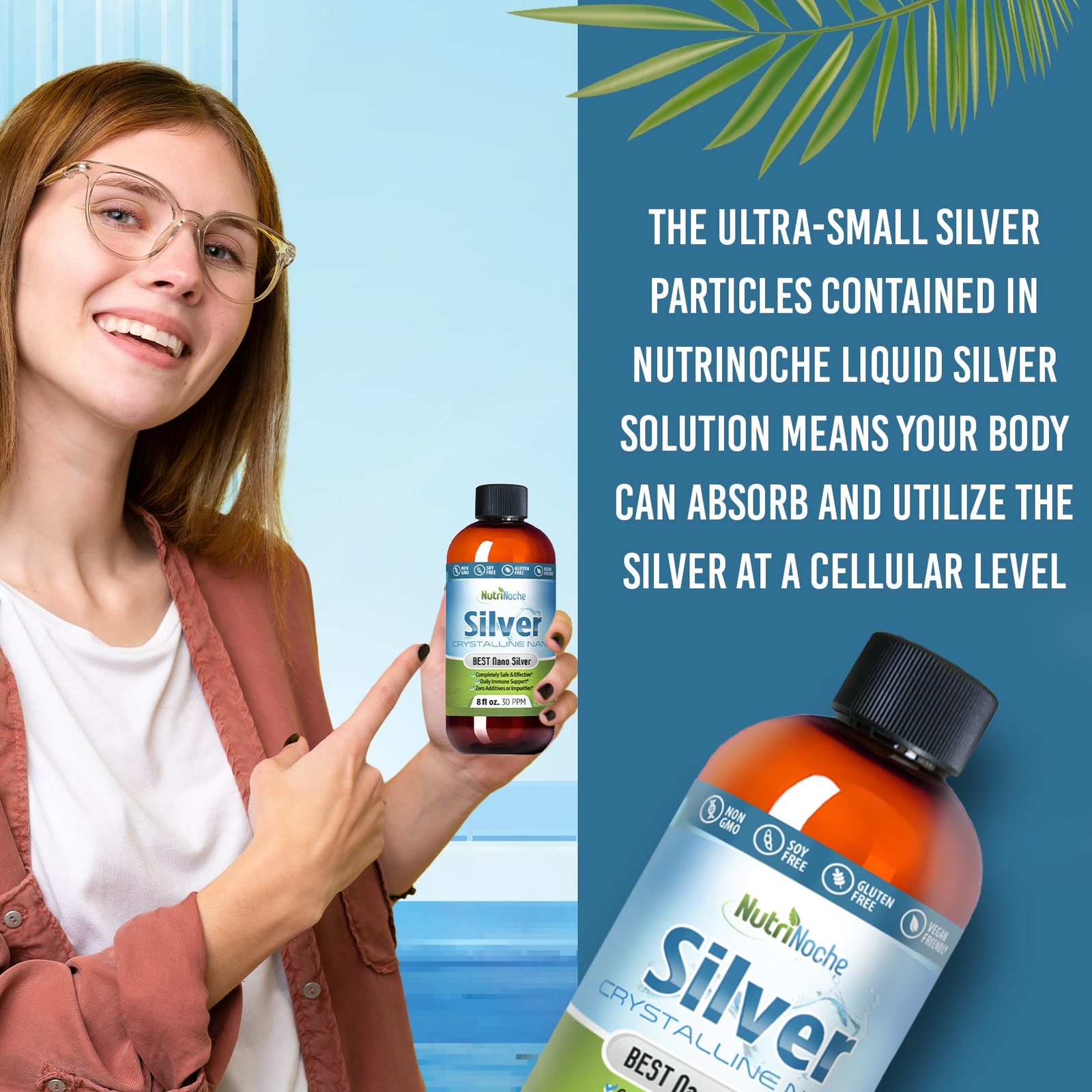 Colloidal Silver | 99.99% Pure Nano Silver Particles from NutriNoche