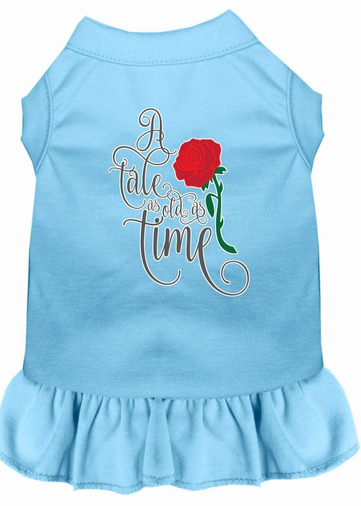 Pet Dress Screen Printed, "Timeless Tale"