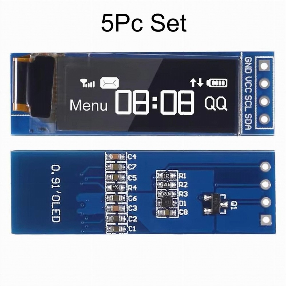 0.91 inch OLED Module White 128X32 OLED LCD LED Display Module