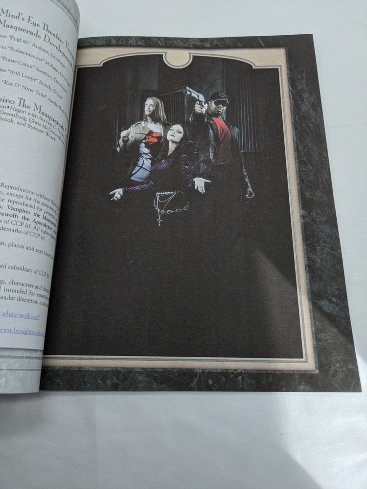 Minds Eye Theatre Vampire The Masquerade Quick Start Guide Book