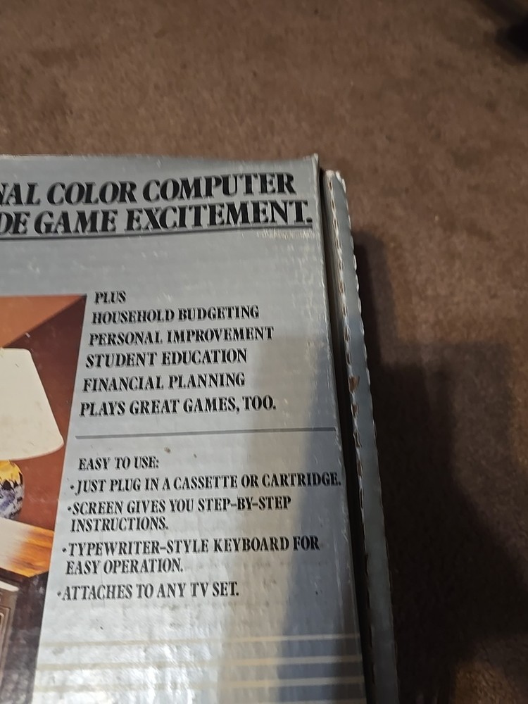 Commodore VIC-20 Computer W Original Box Manual Cables Schematic - Not Tested