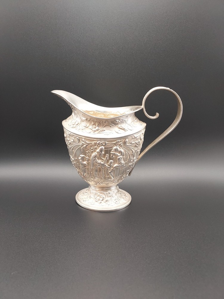 Silver Dutch Amsterdam Creamer Ornate
